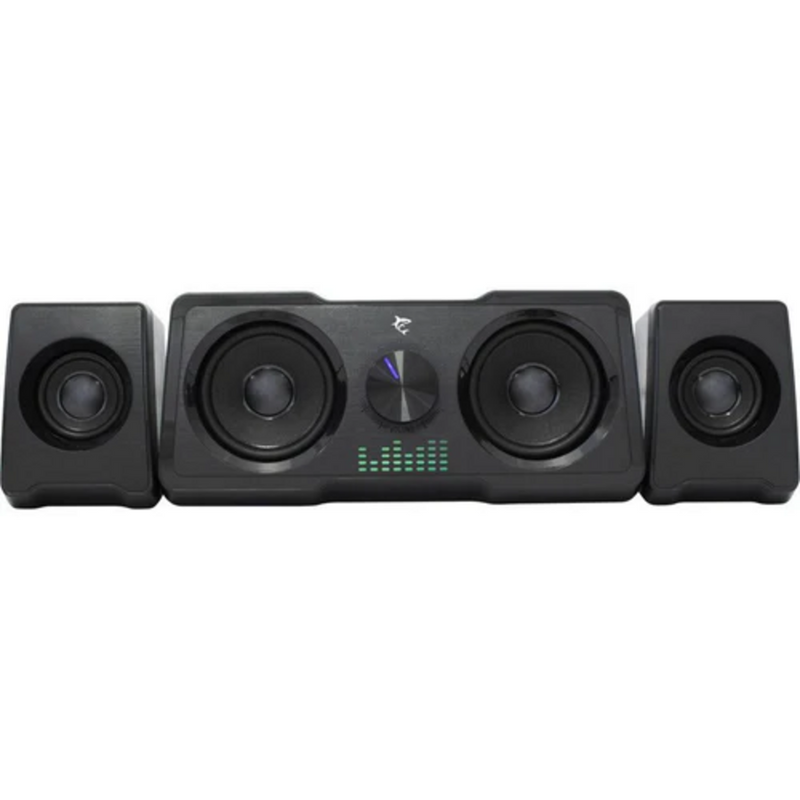 White Shark Mood 2.2 speakers met RGB verlichting - zwart