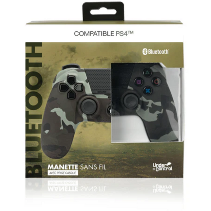 PS4 bluetooth camouflage controller met koptelefoonaansluiting