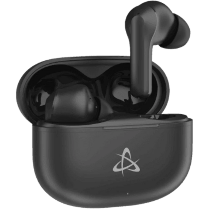 Bluetooth oordopjes met ANC en ENC TWS99 - rubber dopjes - zwart