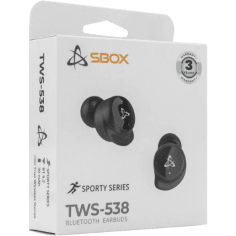 In-ear Bluetooth oorplugs en microfoon EB-TWS538 zwart