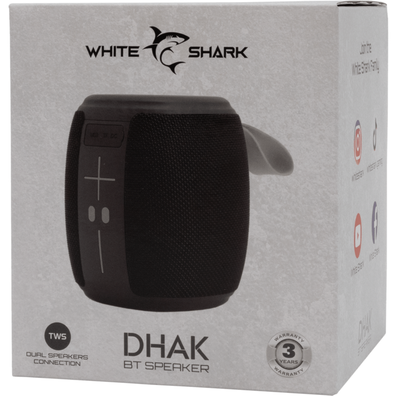 White Shark Bluetooth speaker GBT-888 DHAK-zwart