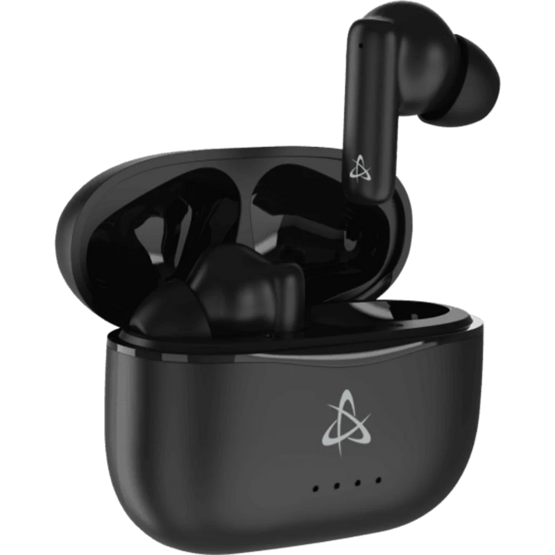 Earbuds Bluetooth EB-TWS05 zwart met rubber dopjes