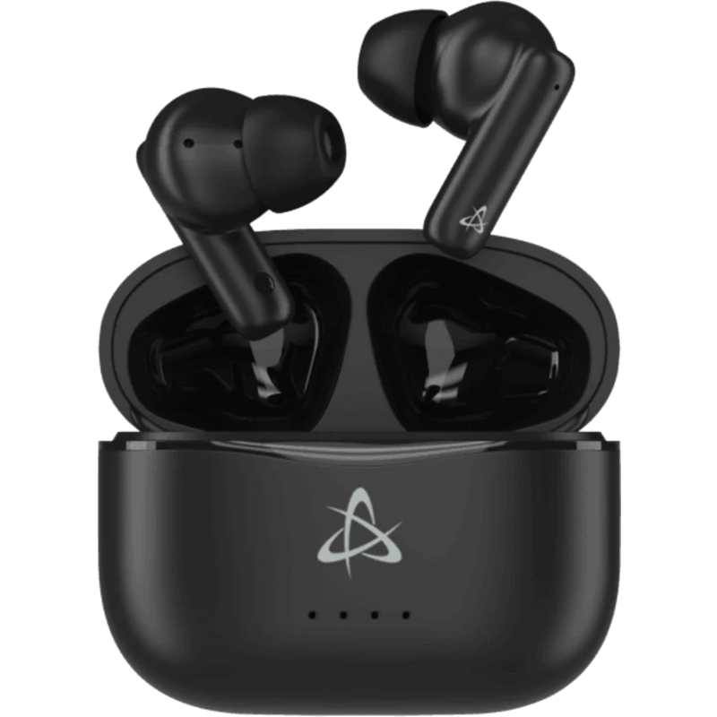 Earbuds Bluetooth EB-TWS05 zwart met rubber dopjes