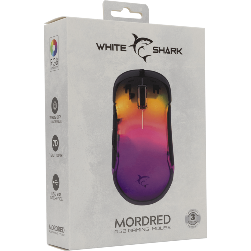 White Shark GM-5017 Mordred gaming muis - zwart