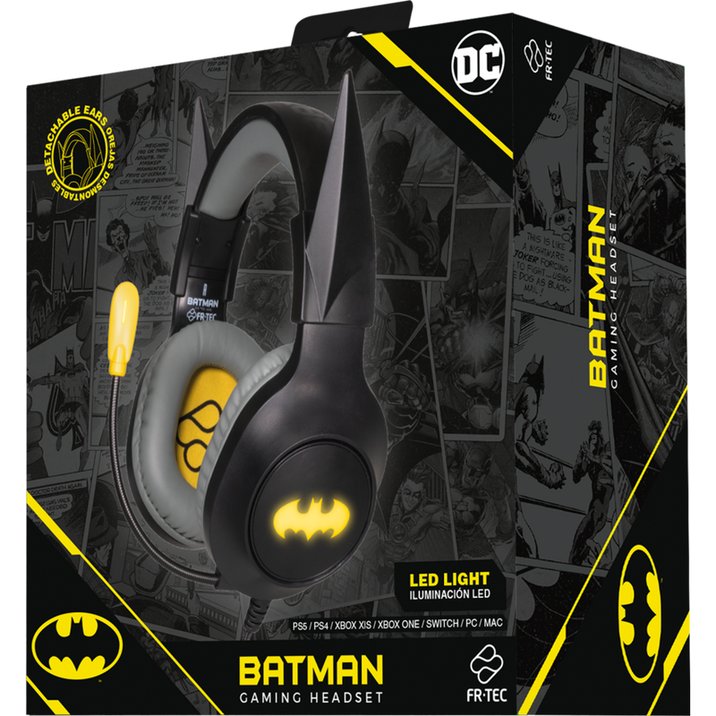 Batman gaming headset met verlichting